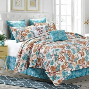 Beach Comber Quilt Set (with 2 Shams)