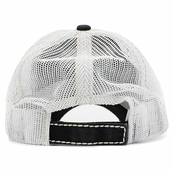 "Lake Life" Vintage Distressed Cotton Cap Black  11.0" / 6.0" / 7.5" - Image 2