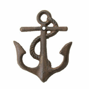 Anchor Hook – Rust (pkg. 6)