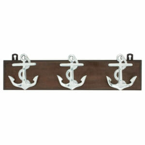 Anchor Hook on Board – 3 Anchors 17″ x 4″