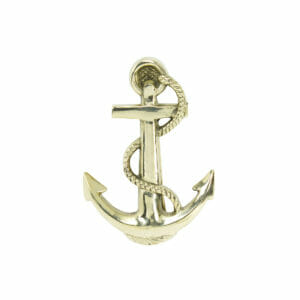 Anchor Door Knocker – Brass (Set of 2) 6″