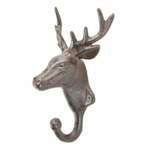 Deer Hook Rust Metal 6.5″ (Set of 4)