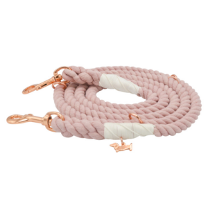 7 Feet Pink Hands Free Rope Leash.