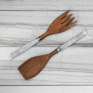 S.S. & WOOD SALAD SERVERS12″