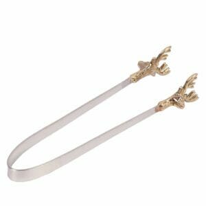 SS Gilded Deer Ice Tong (Pack of 2)