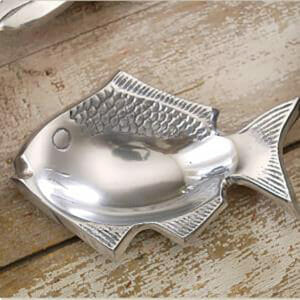 Fish Soap Dish, Cast Aluminum 7.5″ (Pack of 4)