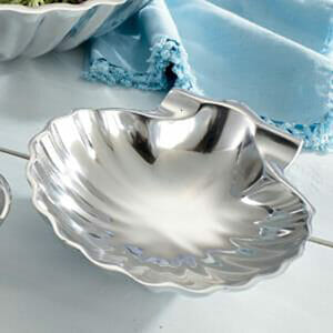 Shell Soap Dish, Cast Aluminum 7.5″ (Pack of 4)