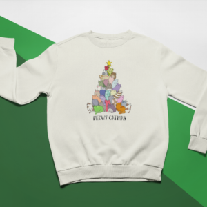 Meowy Catmas Sweatshirt – Medium, 1
