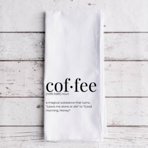 Coffee Definition – Tea Towel