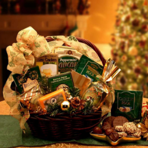 Christmas Gift Baskets – Everything That Glitters Holiday Gourmet Sampler, 16x16x116 in, 1