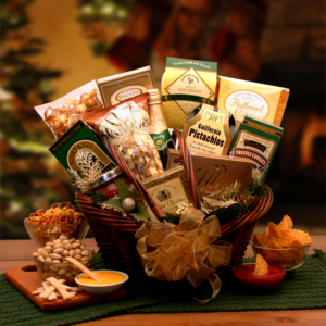 Christmas Gift Baskets – A Taste of The Holiday Season Gift Basket, 16x14x10 in, 1