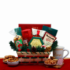 Christmas Gift Baskets – A Taste of the Holidays Gift Basket, 10x10x7 in, 1