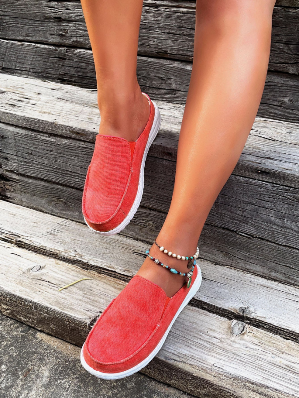 En Bloom | Canvas Gianna Mule - Coral, US8 / EU39, 1 - Image 4