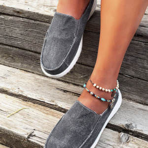En Bloom | Canvas Gianna Mule – Charcoal, US9 / EU41, 1