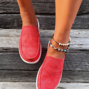 En Bloom | Canvas Gianna Mule – Coral, US9 / EU41, 1