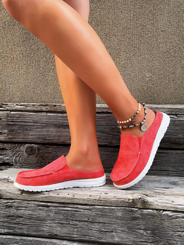 En Bloom | Canvas Gianna Mule - Coral, US10 / EU43, 1 - Image 6