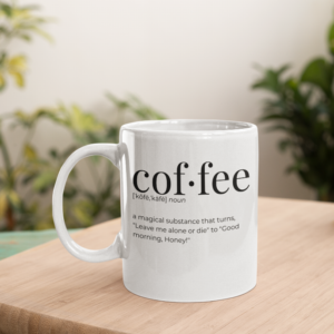 Coffee Definition Coffee Mug – 15 oz, 1