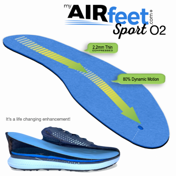 AIRfeet SPORTS O2 Insoles - L (M 9.5-12.5 W 11-14), 1 - Image 3