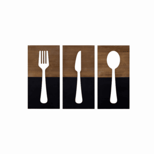 Farmhouse Two-tone Utensils Wall Decor Set