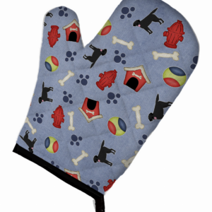 Dog House Collection Oven Mitt – Labrador Retriever – Black, 8.5 x 12, 1