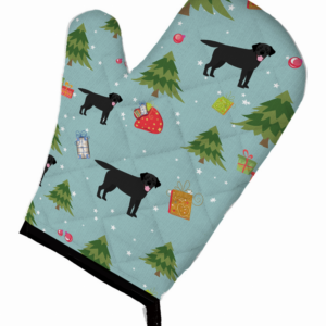 Christmas Dog Oven Mitt – Labrador Retriever – Black, 8.5 x 12, 1