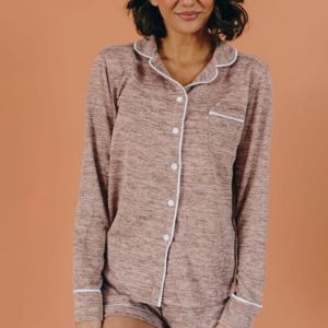Golden Moon Lounge Wear Set – Pink, Large, 1