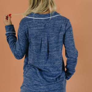 Golden Moon Lounge Wear Set – Blue, Large, 1