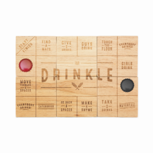 Drinkle Beer Drinking Board Game By Foster & Rye – Natural, 1