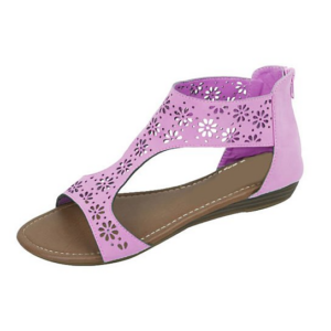 Crazy Daisies Summer Sandals,  Powder Pink,  8