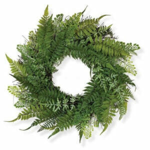 Just Green Collection Fern Wreath – 1